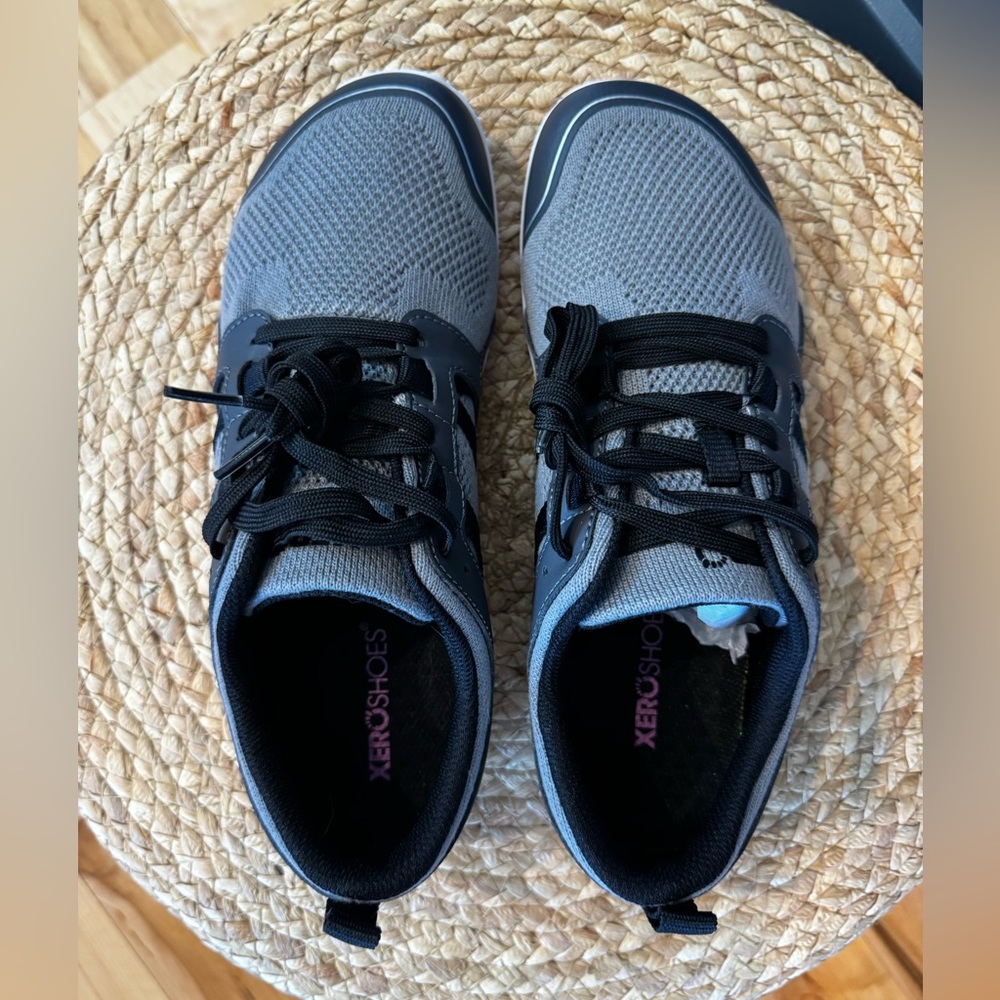 Women's Gray Athletic Walking Sneakers - Lightweight Comfort - Picture 2 of 5